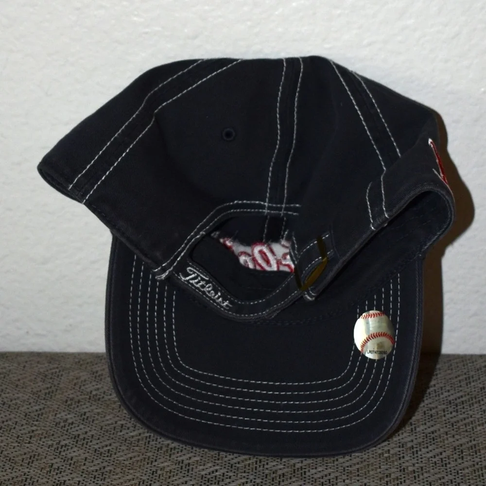 Titleist Baseball Hat Mens OSFA Navy Excellent Boston Red Sox TH9MLB-BSOX
